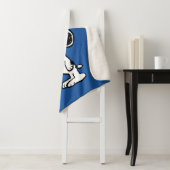 pinda's | Snoopy Green Umbrella Sherpa Deken (In situ)