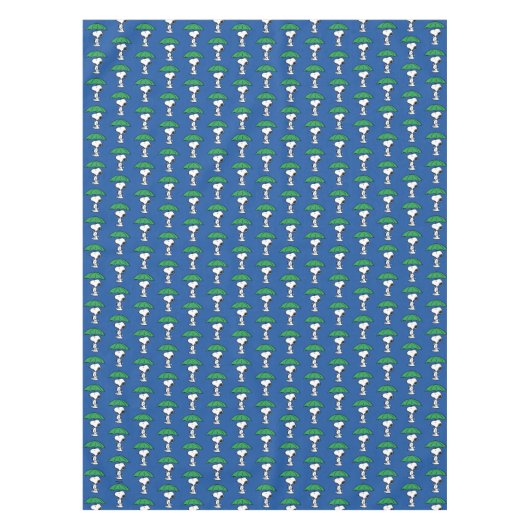 pinda's | Snoopy Green Umbrella Tafelkleed (Voorkant)