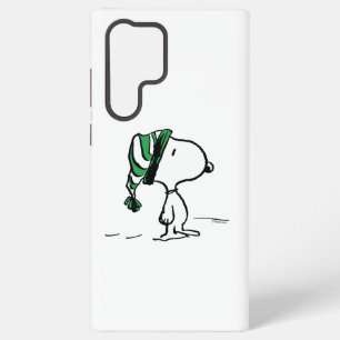 Pinda's Snoopy Groene Sneeuwhoed Samsung Galaxy Hoesje