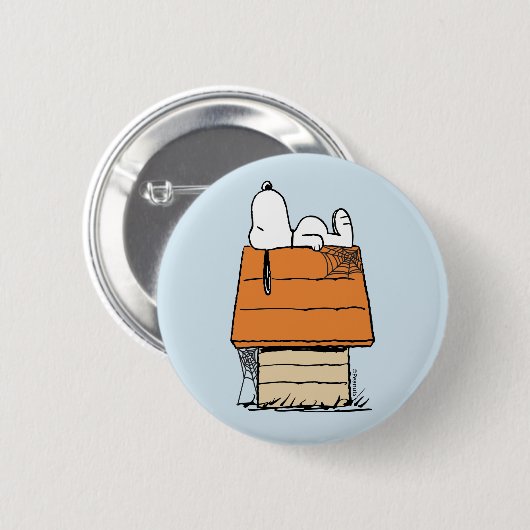 pinda's | Snoopy Halloween Nap Ronde Button 5,7 Cm (Voorkant /achterkant)