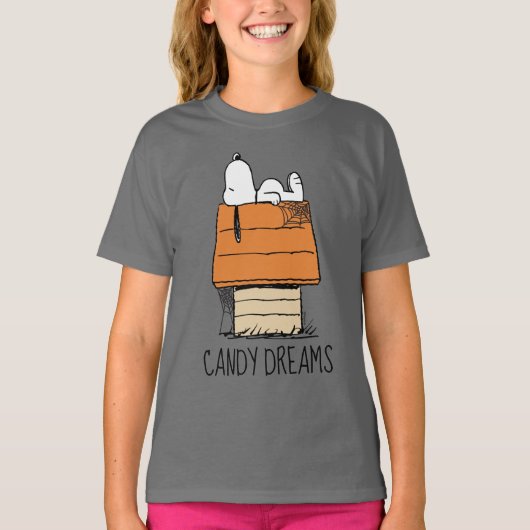 pinda's | Snoopy Halloween Nap T-shirt (Voorkant)