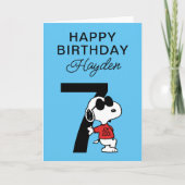 PINDA'S | Snoopy Happy Birthday Kaart (Voorkant)
