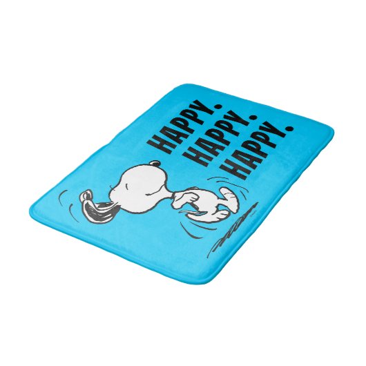 pinda's | Snoopy Happy Dance Badmat (Gekanteld)