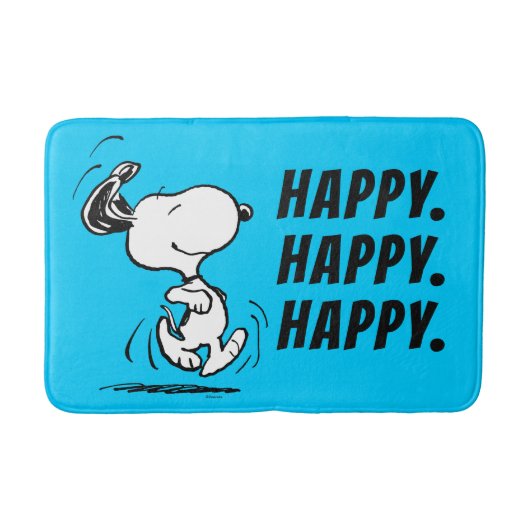 pinda's | Snoopy Happy Dance Badmat (Voorkant)