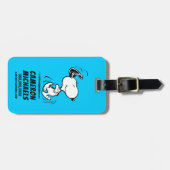 pinda's | Snoopy Happy Dance Bagagelabel (Voorkant horizontaal)