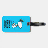pinda's | Snoopy Happy Dance Bagagelabel (Achterkant horizontaal)