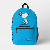 pinda's | Snoopy Happy Dance Bedrukte Rugzak (Voorkant)