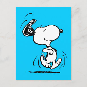 pinda's   Snoopy Happy Dance Briefkaart