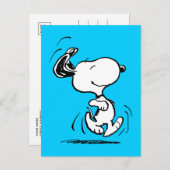 pinda's | Snoopy Happy Dance Briefkaart (Voorkant / Achterkant)