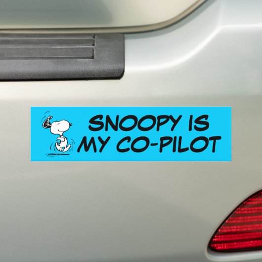 pinda's | Snoopy Happy Dance Bumpersticker (Op auto)