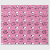 pinda's | Snoopy Happy Dance Cadeaupapier (Vlak)