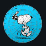 pinda's | Snoopy Happy Dance Dartbord<br><div class="desc">Snoopy is de lovenswaardige huisbeagle van Charlie Brown in de strip Peanuts van Charles M. Schulz. Bekijk dit leuke pinda-ontwerp met deze liefdevolle hond.</div>