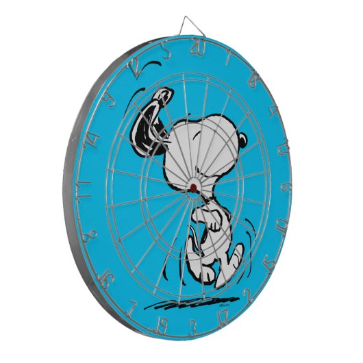 pinda's | Snoopy Happy Dance Dartbord (Voorkant Links)
