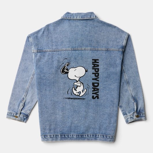 pinda's | Snoopy Happy Dance Denim Jacket (Achterkant)