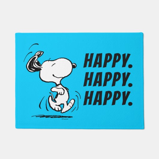 pinda's | Snoopy Happy Dance Deurmat (Voorkant)