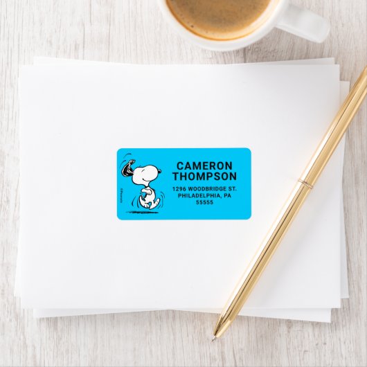 pinda's | Snoopy Happy Dance Etiket (Insitu)