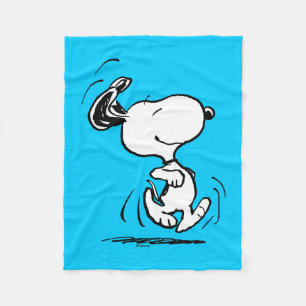 pinda's   Snoopy Happy Dance Fleece Deken