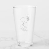 pinda's | Snoopy Happy Dance Glas (Achterkant)