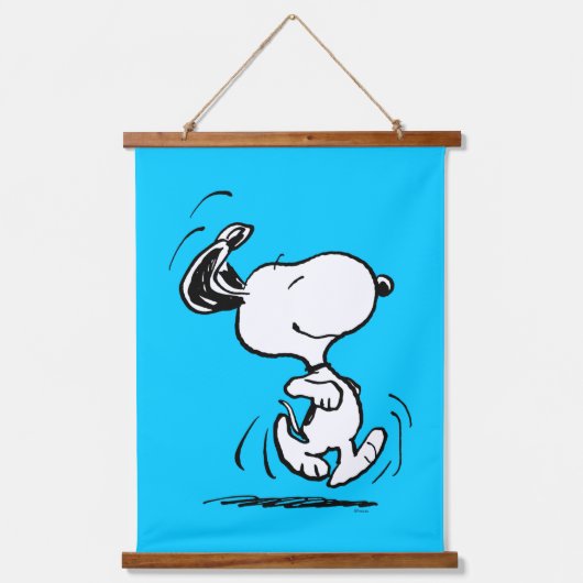 pinda's | Snoopy Happy Dance Hangend Wandkleed (Voorkant)