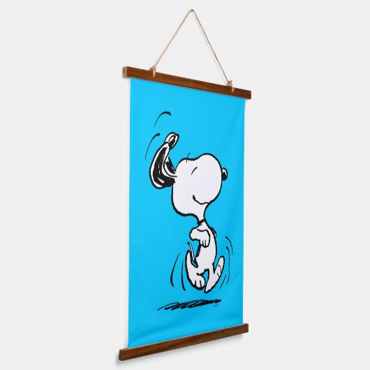 pinda's | Snoopy Happy Dance Hangend Wandkleed (Gebogen)
