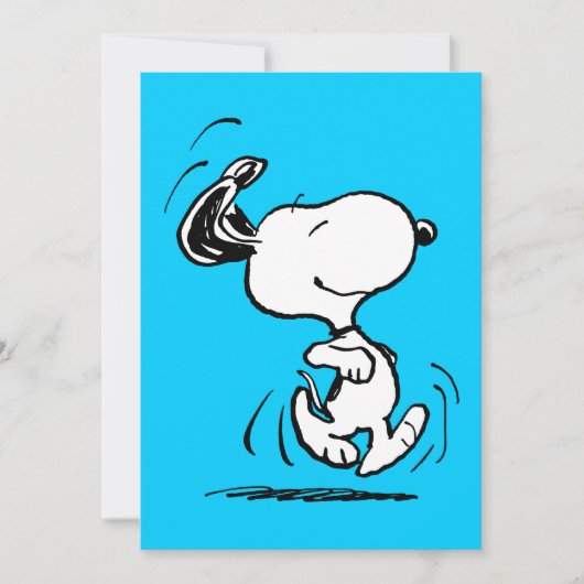 Pinda's | Snoopy Happy Dance Kaart (Voorkant)