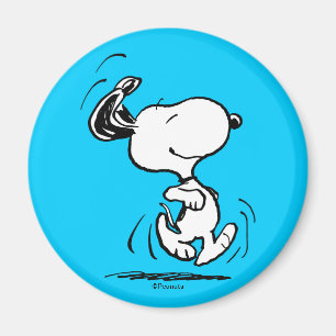 pinda's   Snoopy Happy Dance Magneet