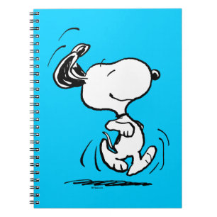 pinda's   Snoopy Happy Dance Notitieboek