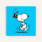 pinda's | Snoopy Happy Dance Notitieboek (Voorkant)