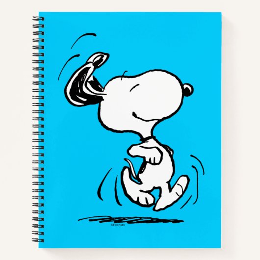 pinda's | Snoopy Happy Dance Notitieboek (Voorkant)