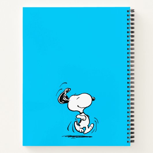 pinda's | Snoopy Happy Dance Notitieboek (Achterkant)