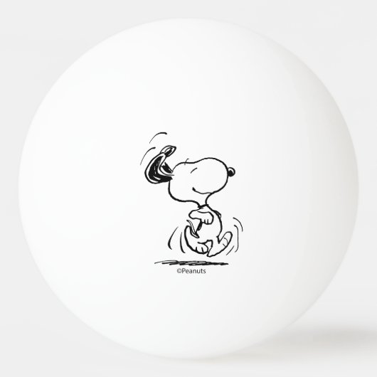 pinda's | Snoopy Happy Dance Pingpongbal (Voorkant)