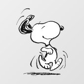 pinda's | Snoopy Happy Dance Raamsticker (Vel)