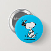 pinda's | Snoopy Happy Dance Ronde Button 5,7 Cm (Voorkant /achterkant)