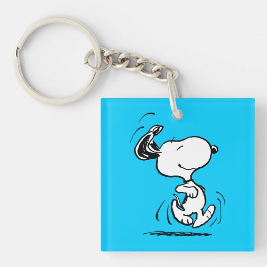 pinda's | Snoopy Happy Dance Sleutelhanger (Voorkant)