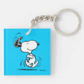 pinda's | Snoopy Happy Dance Sleutelhanger (Achterkant)