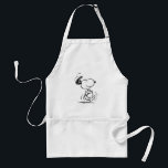 pinda's | Snoopy Happy Dance Standaard Schort<br><div class="desc">Snoopy is de lovenswaardige huisbeagle van Charlie Brown in de strip Peanuts van Charles M. Schulz. Bekijk dit leuke pinda-ontwerp met deze liefdevolle hond.</div>