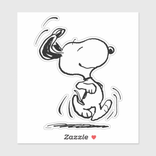 pinda's | Snoopy Happy Dance Sticker (Vel)