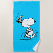 pinda's | Snoopy Happy Dance Strandlaken (Voorkant)