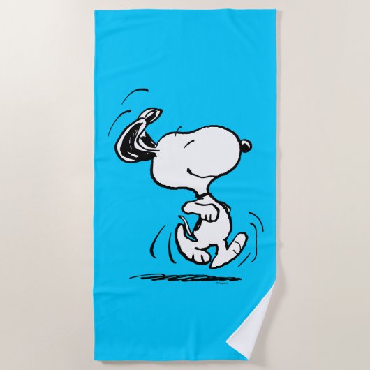 pinda's | Snoopy Happy Dance Strandlaken (Voorkant)