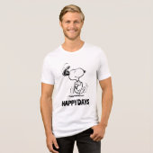 pinda's | Snoopy Happy Dance Tri-Blend Shirt (Voorkant volledig)