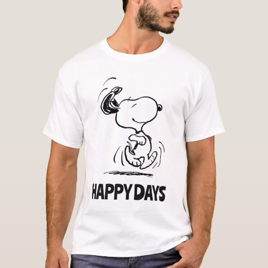 pinda's | Snoopy Happy Dance Tri-Blend Shirt (Voorkant)