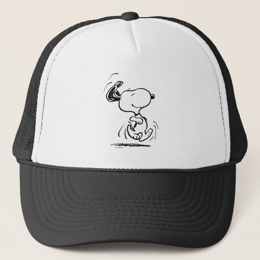 pinda's | Snoopy Happy Dance Trucker Pet (Voorkant)
