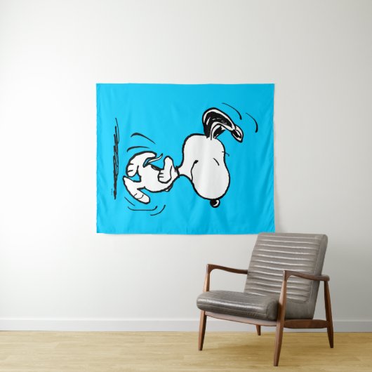 pinda's | Snoopy Happy Dance Wandkleed (In Situ (horizontaal))