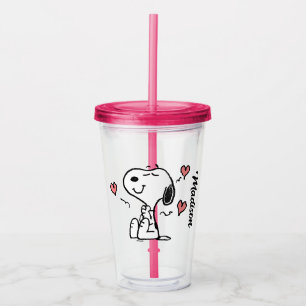 pinda's Snoopy Hearts Acryl Drinkbeker