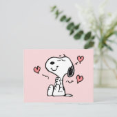 pinda's | Snoopy Hearts Briefkaart (Staand voorkant)