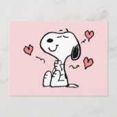 pinda's | Snoopy Hearts Briefkaart (Voorkant)