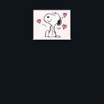 pinda's | Snoopy Hearts Canvas Afdruk<br><div class="desc">Bekijk dit leuke Peanuts-ontwerp met Snoopy.</div>