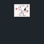 pinda's | Snoopy Hearts Canvas Afdruk<br><div class="desc">Bekijk dit leuke Peanuts-ontwerp met Snoopy.</div>