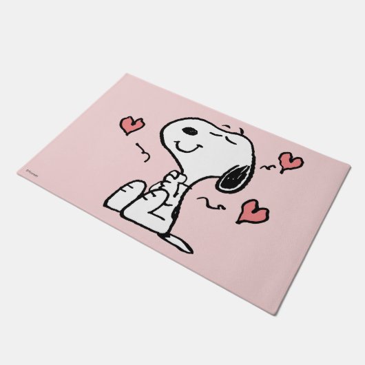 pinda's | Snoopy Hearts Deurmat (Schuin)