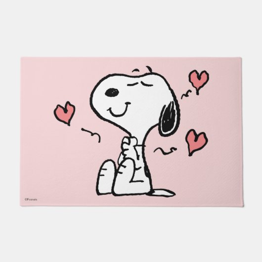 pinda's | Snoopy Hearts Deurmat (Voorkant)